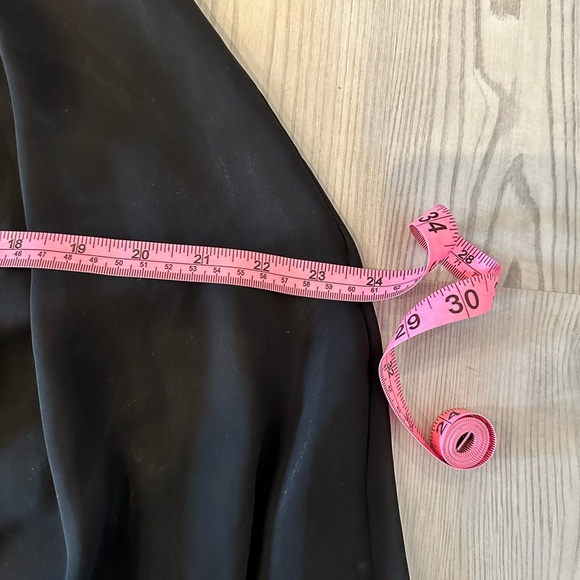 Black Halter Formal Dress with Silver Rhinestones - Picture 11 of 11